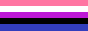 Genderfluid Pride Flag button